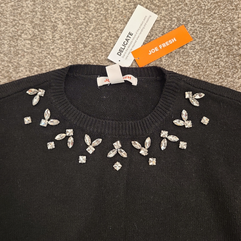 Joe Fresh Black Sweater - Picture 2 of 4